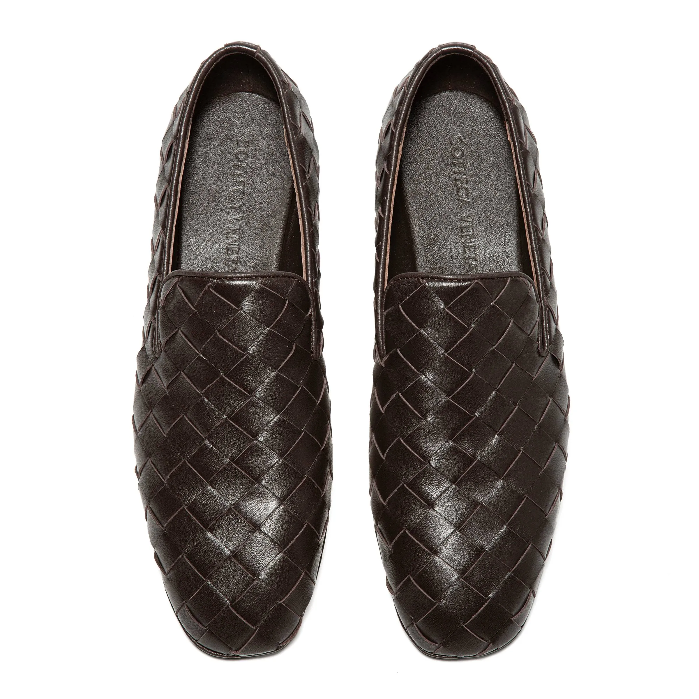 [BV] Top P: 760💰Size for couples: Female 35-39 Male 39--44 (Female 40. Male 38.45.46.47 customization is not returnable) [Note‼ ️] Add 💰 to size 46, add 💰 to size 47. Bottega Veneta's 2025 autumn counter synchronized genuine leather outsole classic woven half-drag couple model Bottega Veneta square toe flat shoes, imported mixed sheepskin, imported sheep! Leather outsole! [Rose][Rose]! Purely hand-woven and operated, the original board is reproduced one-to-one! quality assurance!